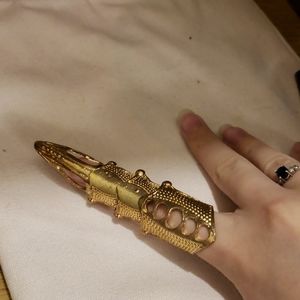 Golden finger armor
